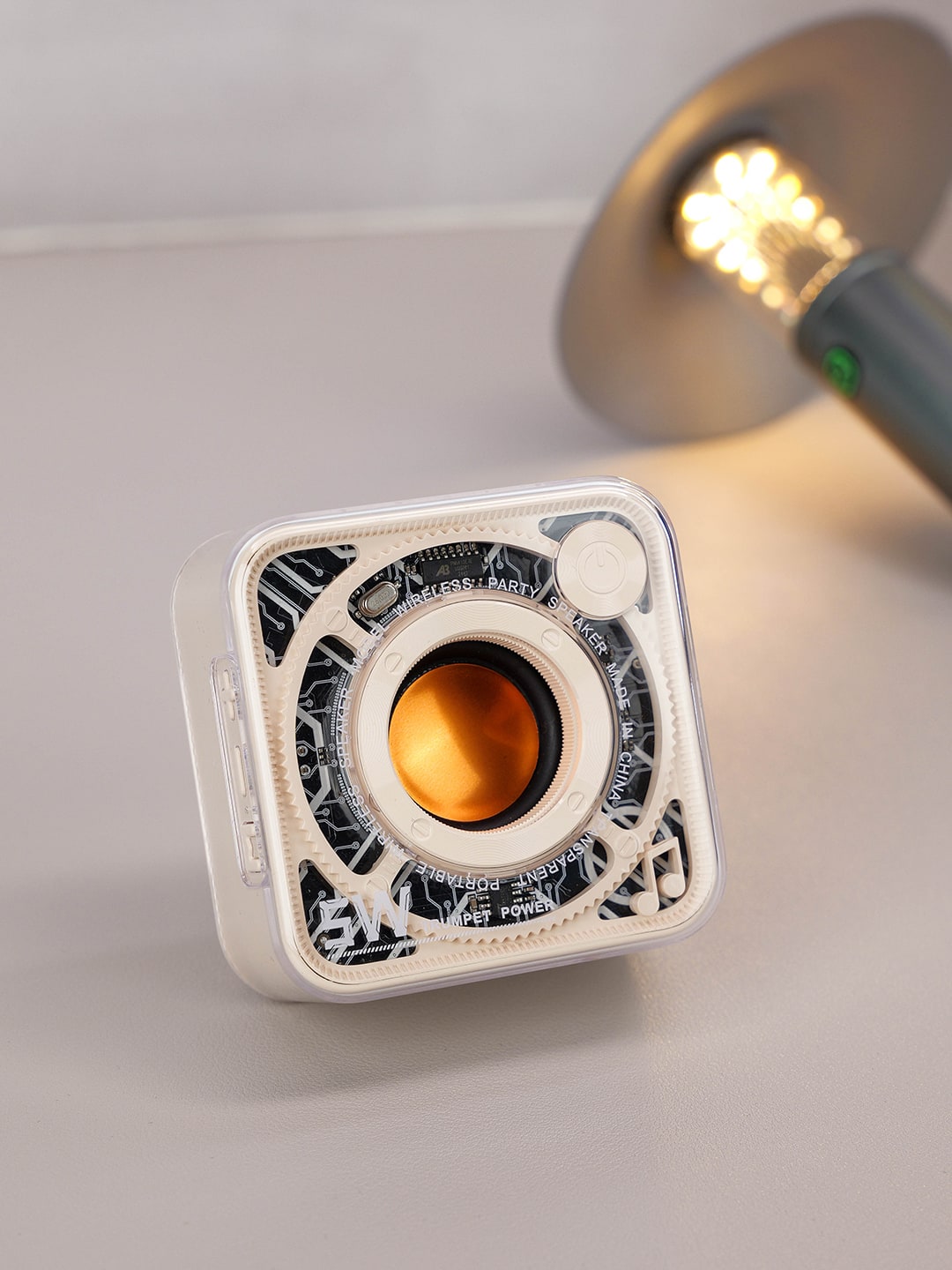 F01折叠透明带凹槽可贴片键盘+7006三合一露营灯+DW12机甲小方块蓝牙音箱中秋科技礼盒 315天地盖包装盒产品图 6