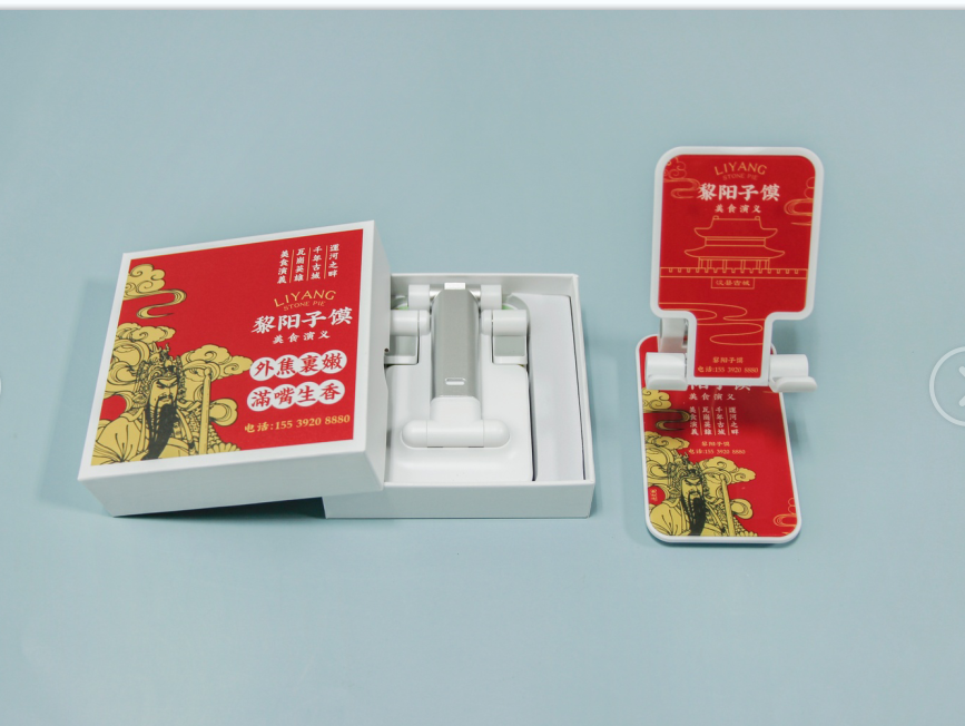 LC-0410 双面定制手机折叠支架金属桌面手机支架便携折叠支架产品图 5