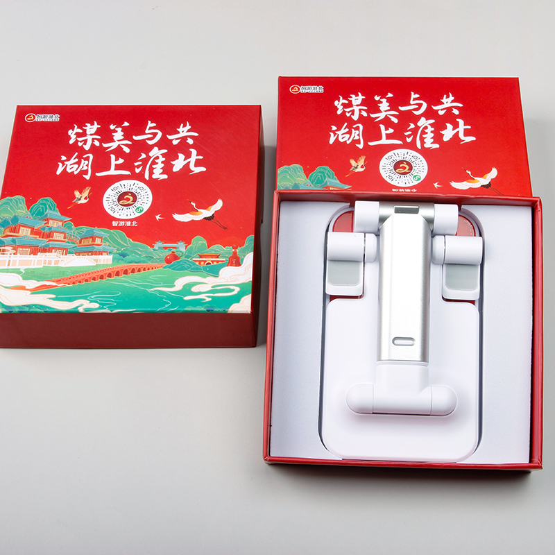 LC-0410 双面定制手机折叠支架金属桌面手机支架便携折叠支架产品图 2