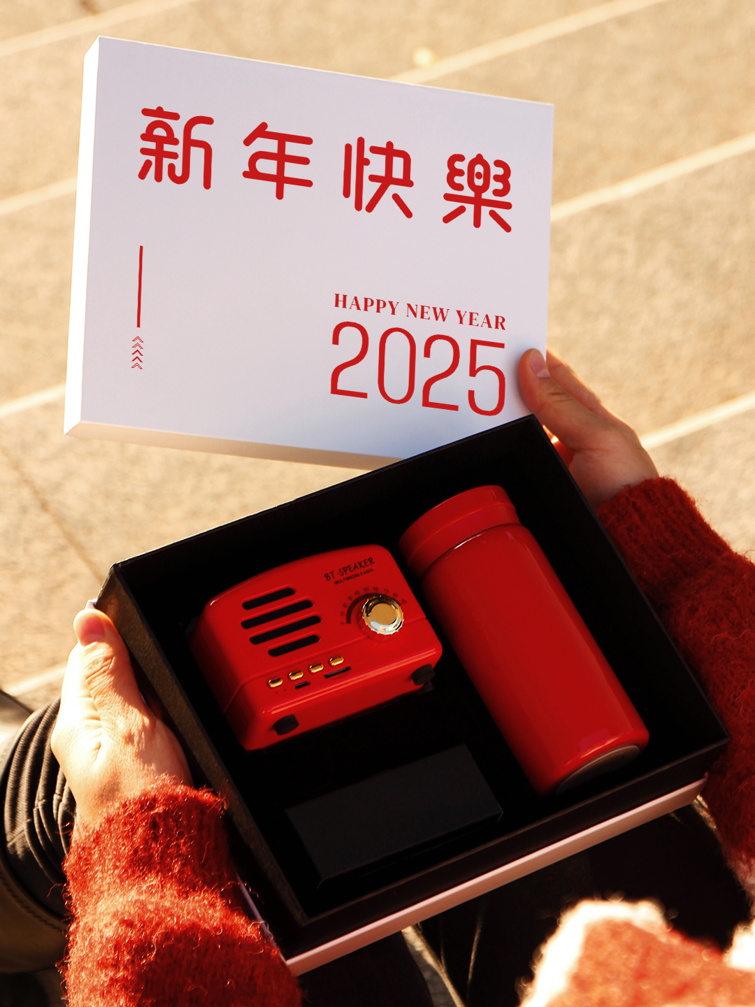 FT-BT01小王子音响+1502保温杯蓝牙音箱保温杯组合礼盒