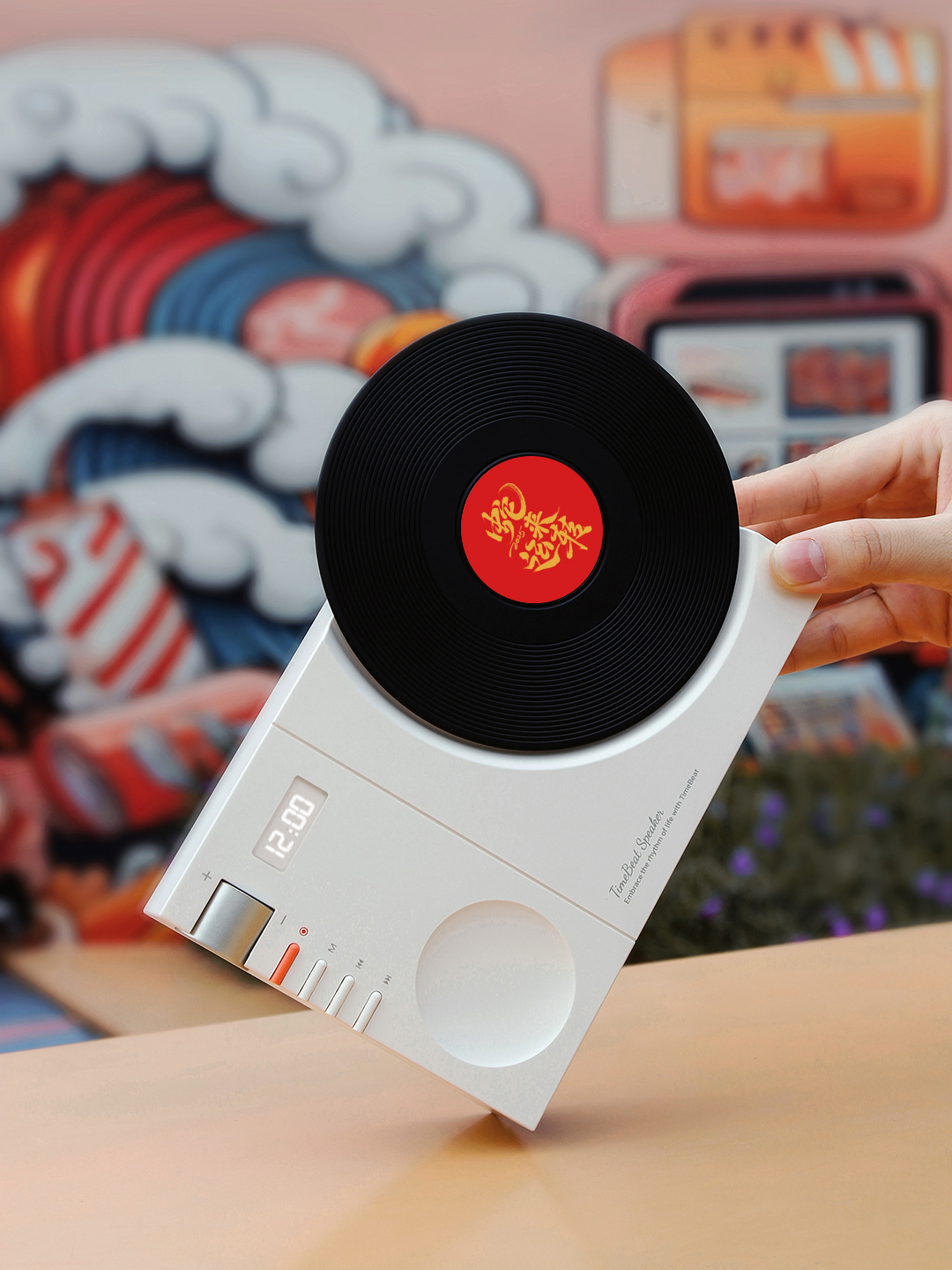 LC09怀旧时光黑胶体多功能蓝牙音箱礼盒