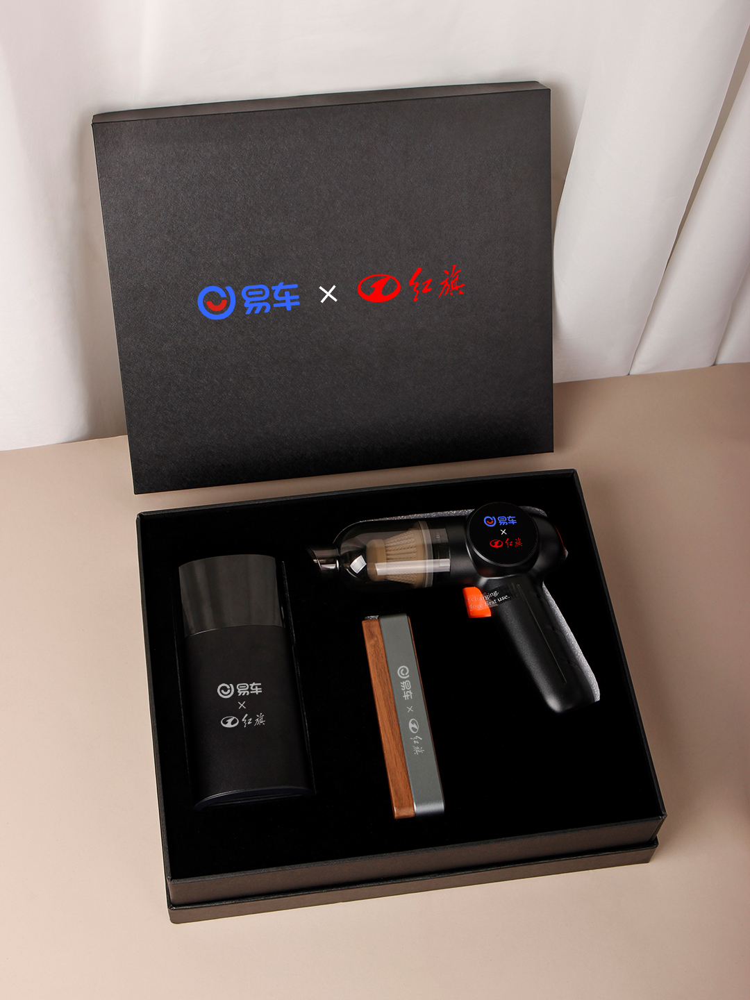 车载充气泵+车载吸尘器 +H4车载停车牌汽车应急用品组合礼盒产品图 6
