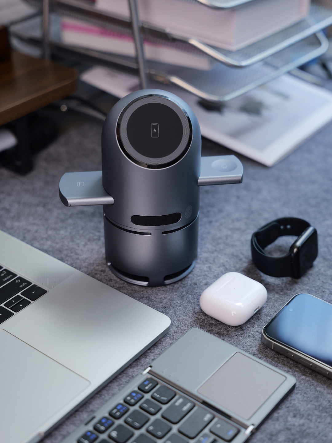 S9B无线充+LC-1602三折蓝牙键盘产品图 5