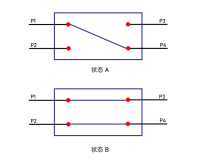 继电器式2x2B光路图