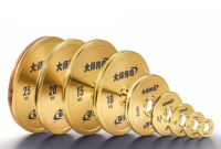 金色片罗列在一起