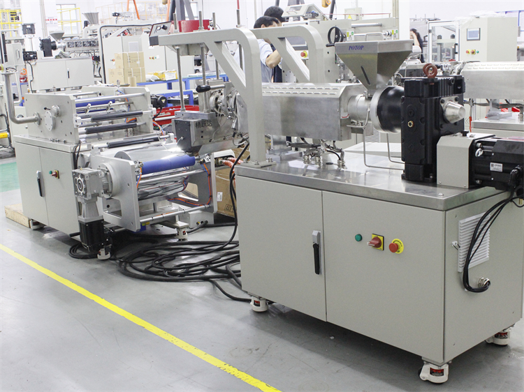 PEN单螺杆挤出流延试验机