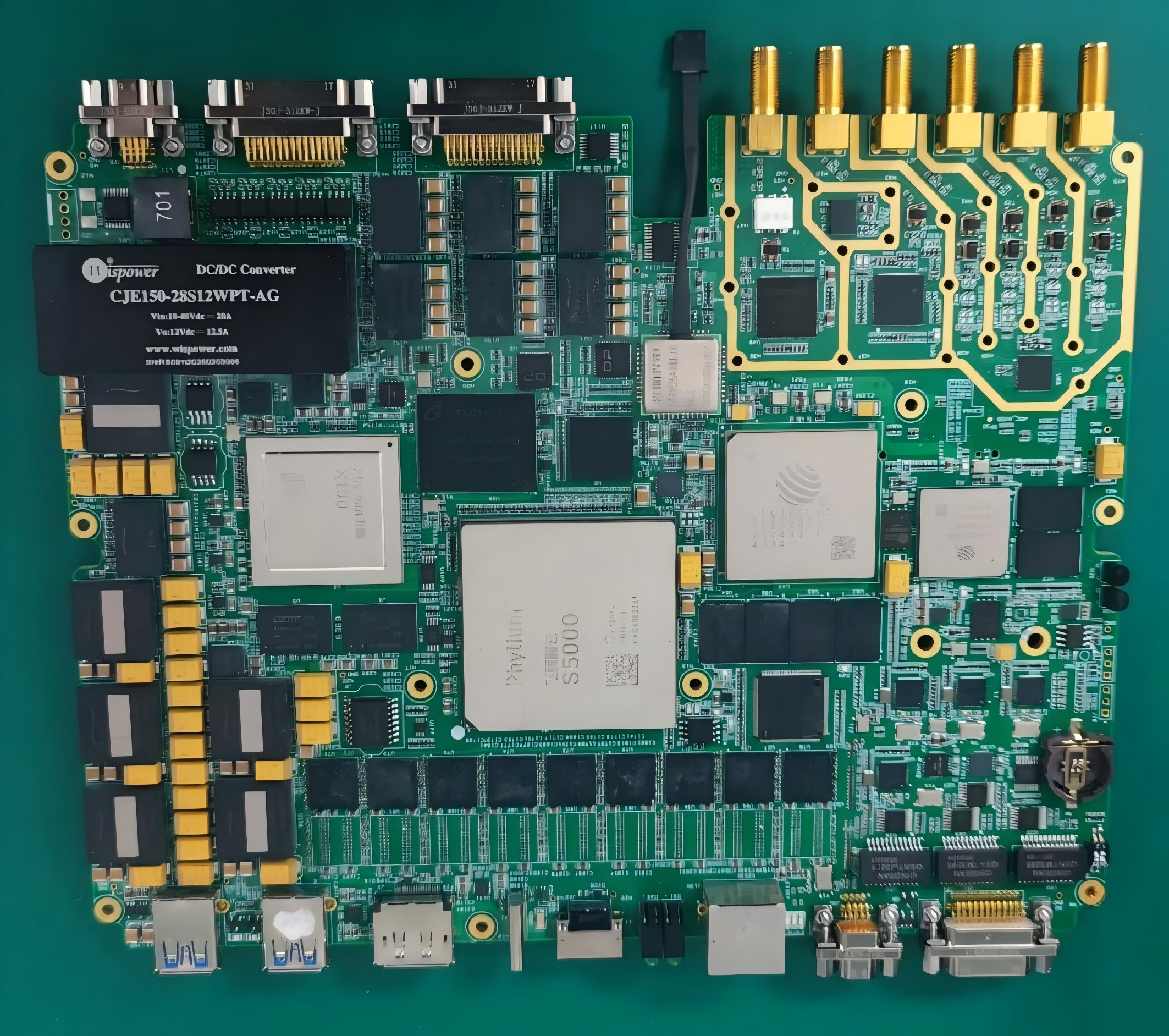 四面阵反无雷达信号处理机