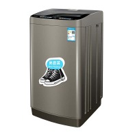 升级触摸屏洗鞋机-白底图-10KG-风干-全壁刷-触摸屏-正侧面