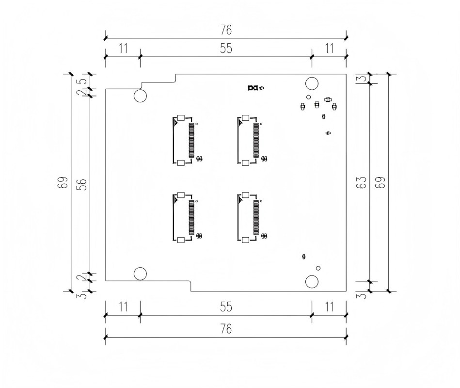 Product Dimension Diagram
