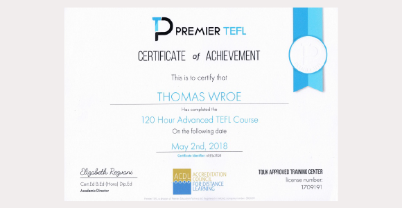 KISSABC官方外教老师资质证书