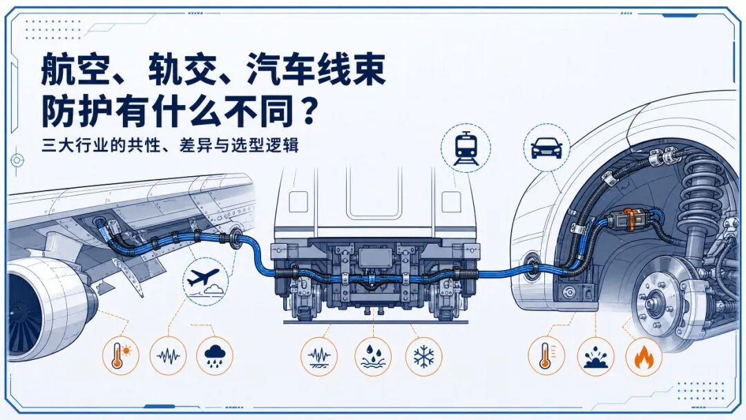 航空、轨道交通和汽车线束防护