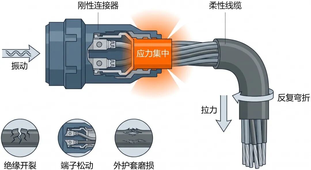连接器根部失效机理