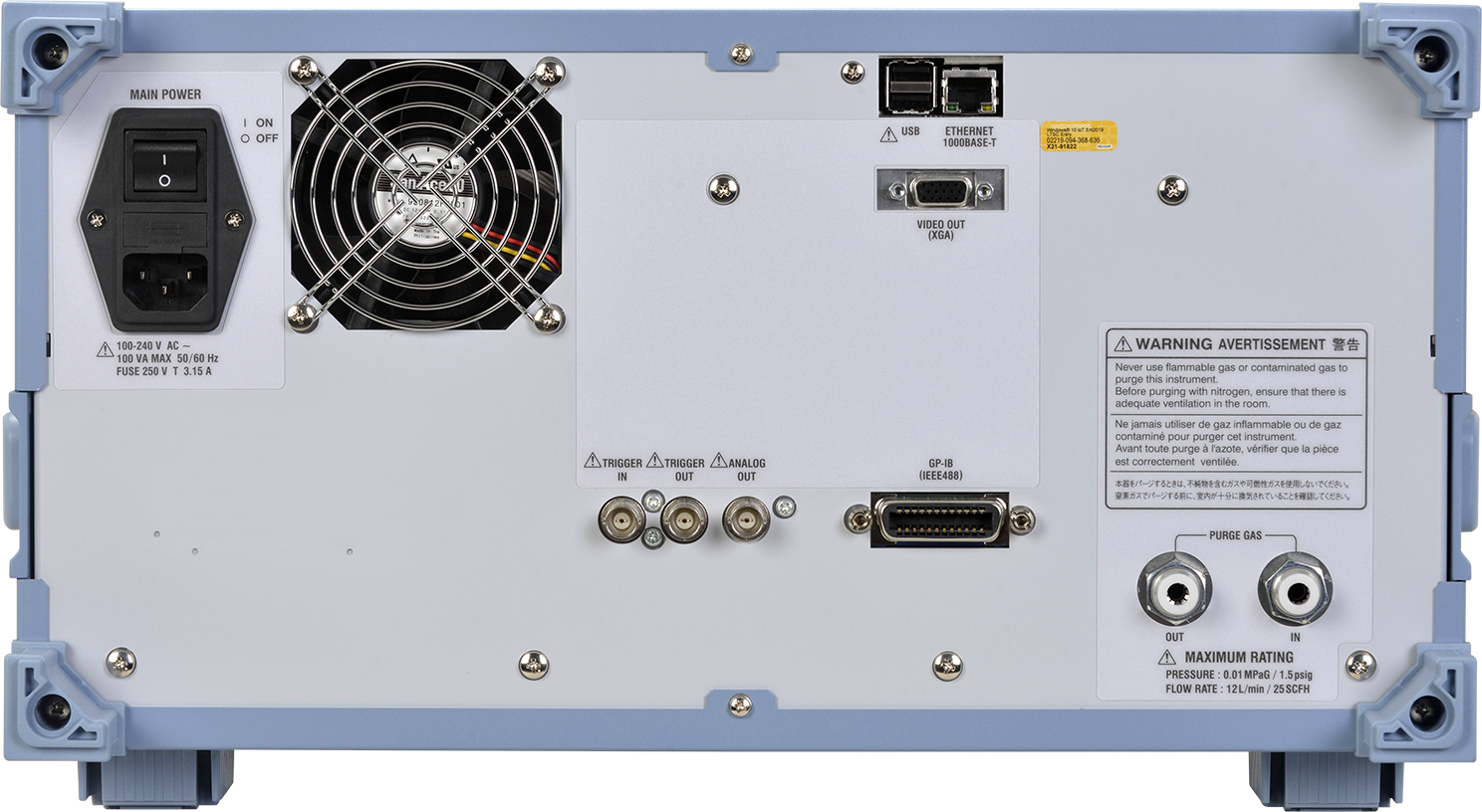 AQ6380_Back_Optical_Spectrum_Analyzer_Yokogawa_Test_Measurement