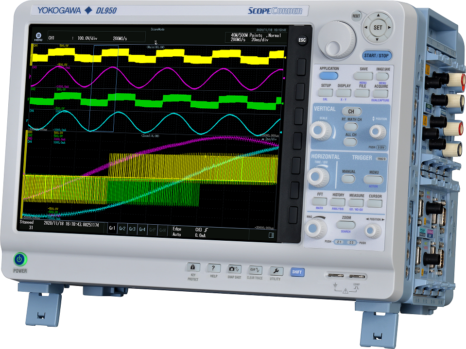 DL950ScopeCorderwithStandYokogawaTestMeasurement
